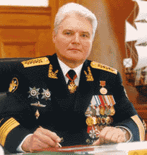Admiral V.Egorov. Commander of the Baltic Fleet